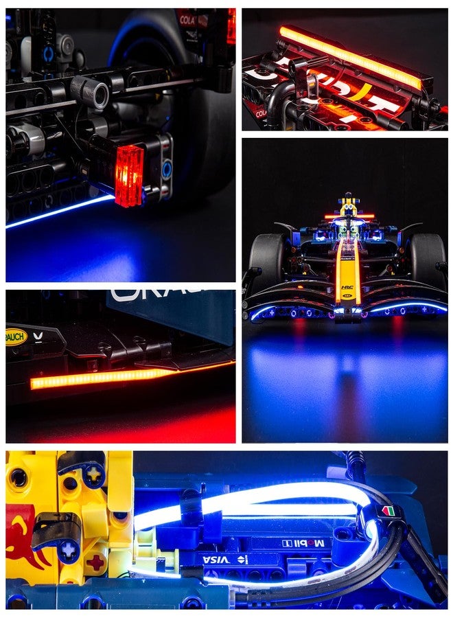YEABRICKS LED Light for 42206 Technic Oracle Red Bull Racing RB20 F1 Car Building Blocks Model (Building Set NOT Included) - Image 4